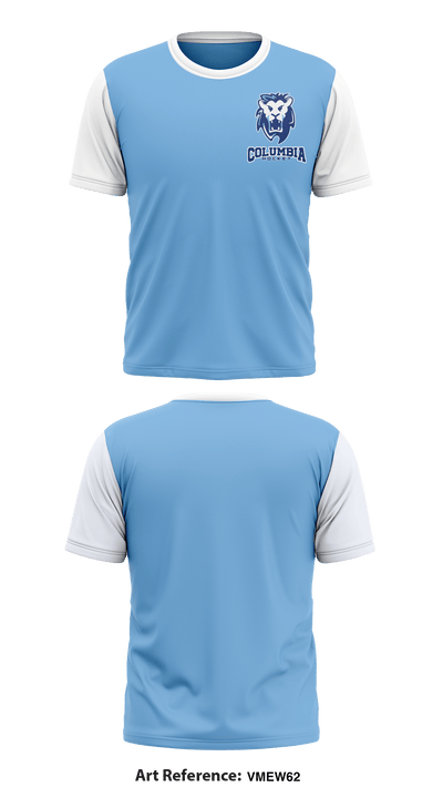 Columbia Preparatory Hockey 11085625 Short Sleeve Performance Shirt - 1