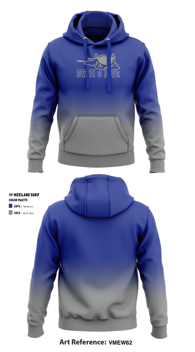 Olathe West High School Diving 55244492 Hoodie - 1