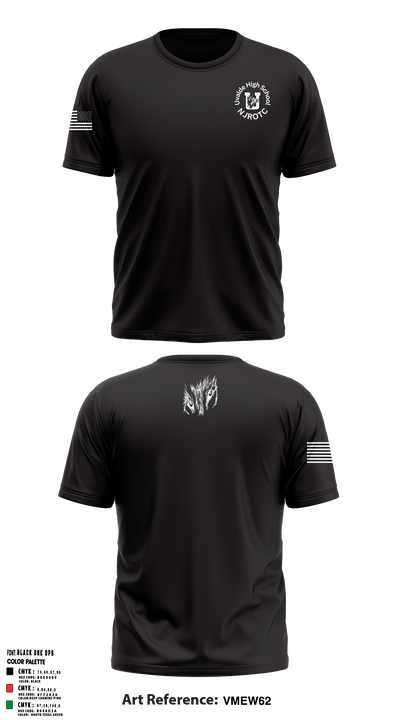 Uvalde High School NJROTC 7573080 Short Sleeve Performance Shirt - 3