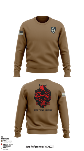 Crew Neck Sweatshirt, , Army, Teamtime, Team time, sublimation, custom sports apparel, team uniforms, spirit wear, spiritwear, sports uniforms, custom shirts, team store, custom team store, fundraiser sports, apparel fundraiser