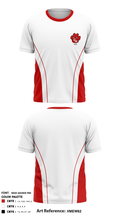 Colleyville Heritage High School Cheer 64869886 Short Sleeve Performance Shirt - 4