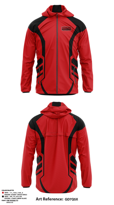 Herriman Wrestling 51123612 Windbreaker - 1