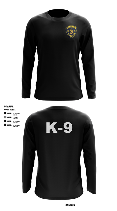 K9 1129861 Long Sleeve Performance Shirt - 5