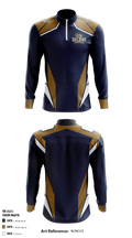 Delano High School Basketball 89404151 Quarter Zip Jacket - 2
