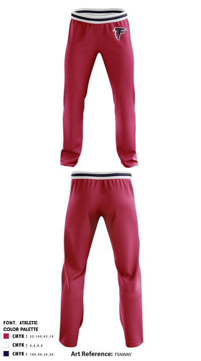 West Henderson High School Cross Country 75595537 Sweatpants - 1