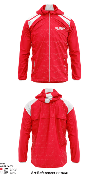 Windbreaker, All Stars, Track & Field, Teamtime, Team time, sublimation, custom sports apparel, team uniforms, spirit wear, spiritwear, sports uniforms, custom shirts, team store, custom team store, fundraiser sports, apparel fundraiser