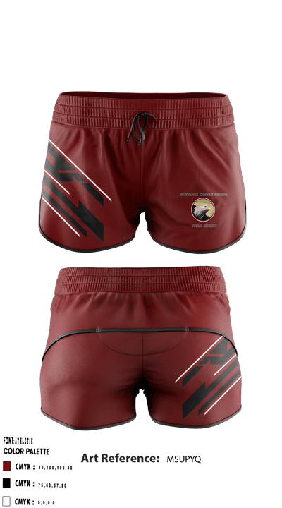 Overlook Middle School 57370045 Women's Shorts - 1