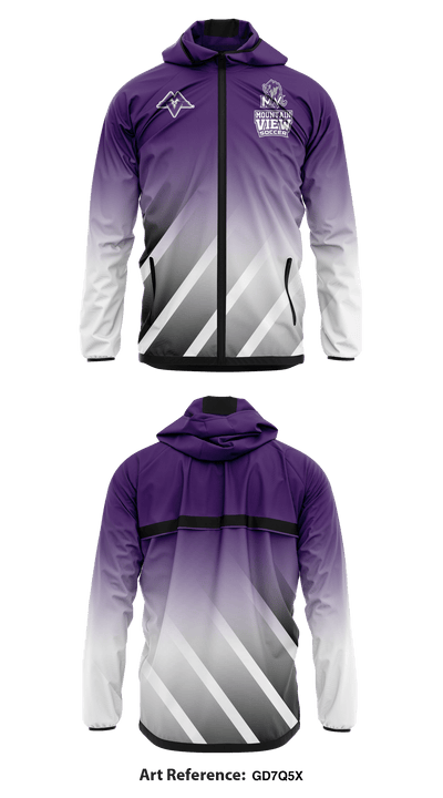 Mountain View High School Soccer 25528886 Windbreaker - 1