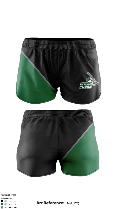 Waterbury Knights Football & Cheer 25806965 Women's Shorts - 2