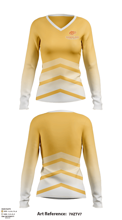 Timberland High School Volleyball 17023449 Long Sleeve Performance Shirt - 1