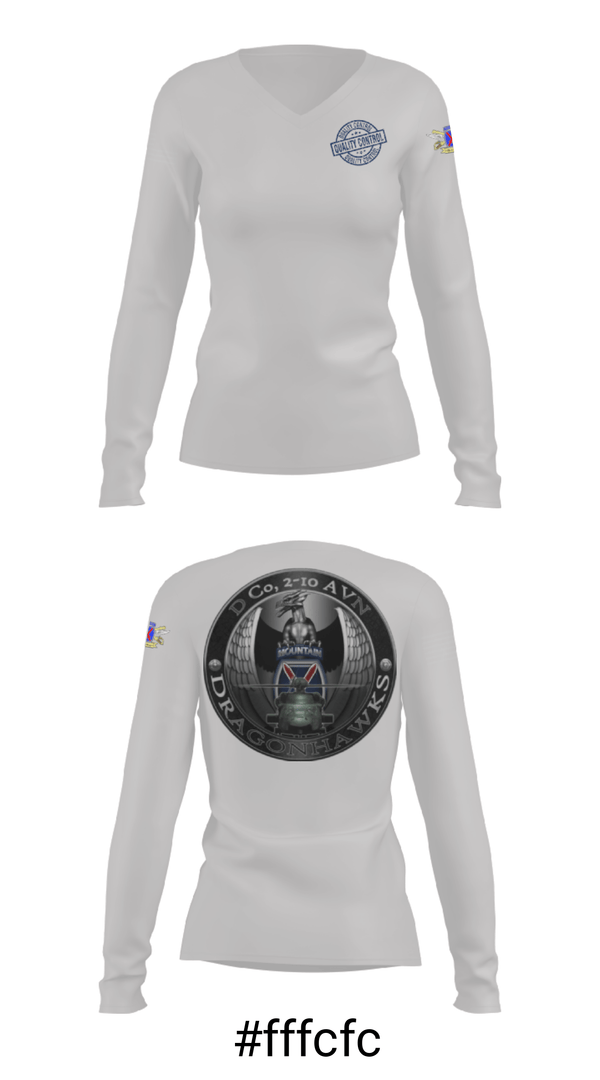 Women's Long Sleeve Vneck Shirt, , Army, Teamtime, Team time, sublimation, custom sports apparel, team uniforms, spirit wear, spiritwear, sports uniforms, custom shirts, team store, custom team store, fundraiser sports, apparel fundraiser