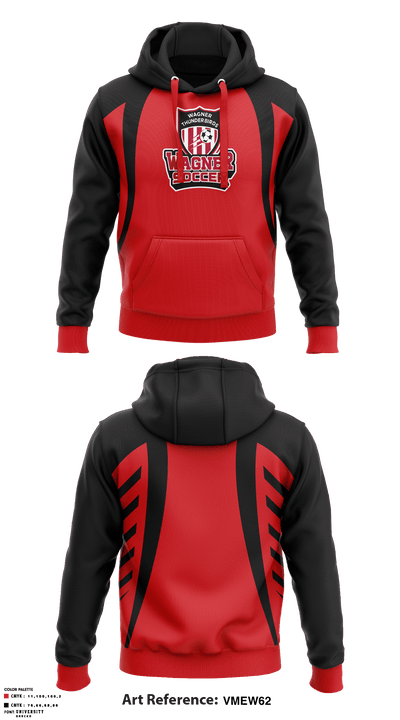 Wagner High School Soccer 44732640 Hoodie - 1