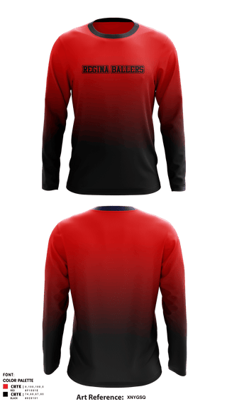 Long Sleeve Performance Shirt, Regina Ballers, Men's Basketball, Teamtime, Team time, sublimation, custom sports apparel, team uniforms, spirit wear, spiritwear, sports uniforms, custom shirts, team store, custom team store, fundraiser sports, apparel fundraiser