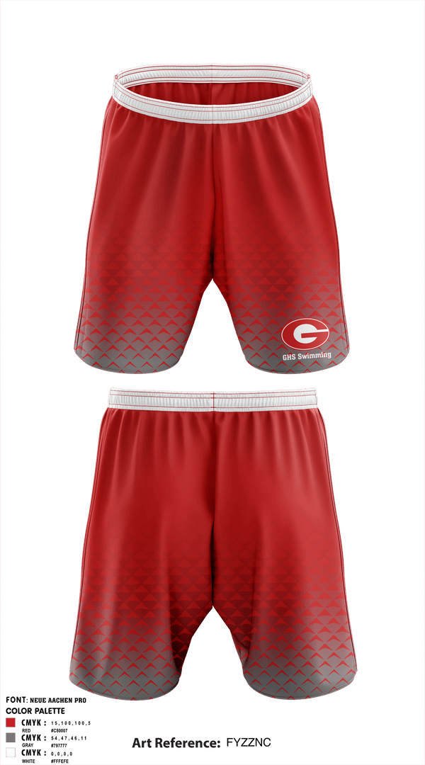 Athletic Shorts With Pockets, GHS Swimming, Swimming, Teamtime, Team time, sublimation, custom sports apparel, team uniforms, spirit wear, spiritwear, sports uniforms, custom shirts, team store, custom team store, fundraiser sports, apparel fundraiser
