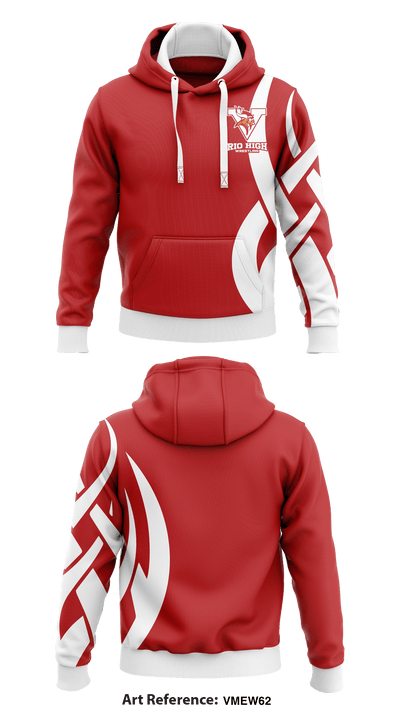 Rio High School Wrestling 63705657 Hoodie - 1