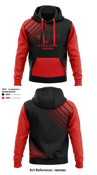 Hoodie, Patchogue-Medford Gymnastics, School Spirit Store, Teamtime, Team time, sublimation, custom sports apparel, team uniforms, spirit wear, spiritwear, sports uniforms, custom shirts, team store, custom team store, fundraiser sports, apparel fundraiser