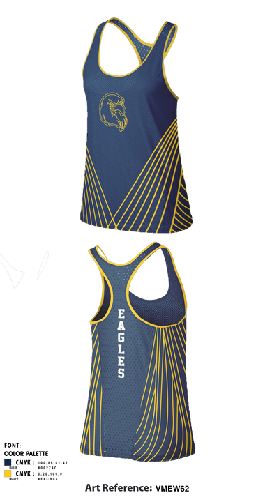 George Washington track and field 9961451 Women's Track Singlet - 6