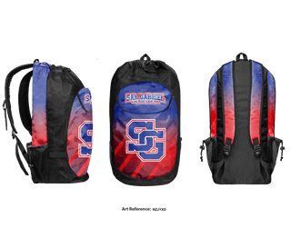 Gear Bag, San Gabriel High School Soccer, Women's Soccer, Teamtime, Team time, sublimation, custom sports apparel, team uniforms, spirit wear, spiritwear, sports uniforms, custom shirts, team store, custom team store, fundraiser sports, apparel fundraiser