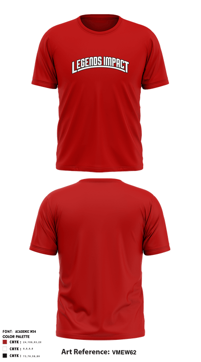 Legends Impact 35064941 Short Sleeve Performance Shirt - 2