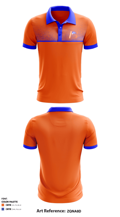 Bloomfield High School 25832880 Short Sleeve Performance Polo - 1