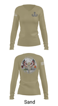 707th OD CO (EOD) 59109694 Women's Long Sleeve V-neck Shirt - 38