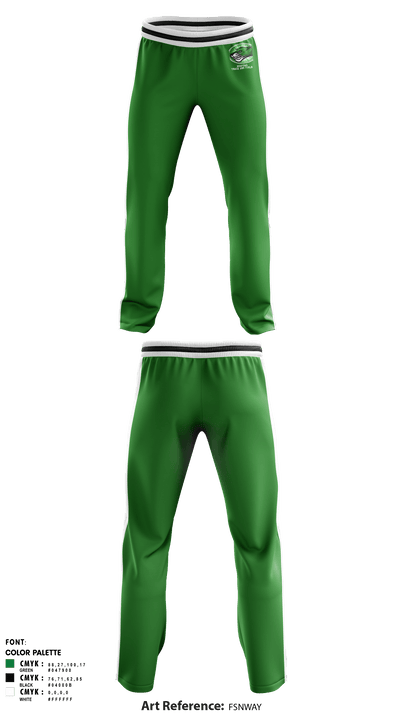 Bedford High School Track 26039872 Sweatpants - 1