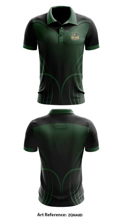 Basha High School Dance 26608657 Short Sleeve Performance Polo - 1