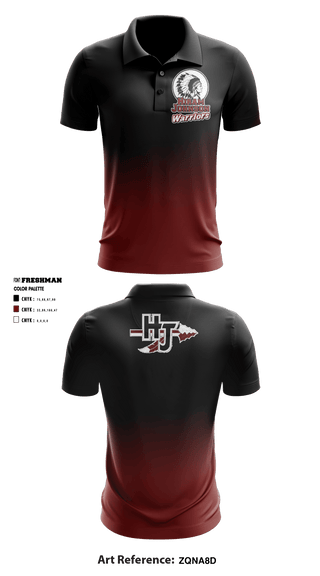Short Sleeve Performance Polo, Hiram Johnson High School, School Spirit Store, Teamtime, Team time, sublimation, custom sports apparel, team uniforms, spirit wear, spiritwear, sports uniforms, custom shirts, team store, custom team store, fundraiser sports, apparel fundraiser