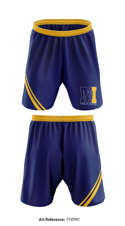 Marcum-Illinois Union Elementary 63195154 Athletic Shorts With Pockets - 1
