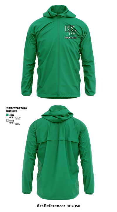 Wilmington University Track 37638015 Windbreaker - 6