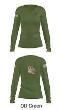 ISS 6154351 Women's Long Sleeve V-neck Shirt - 40