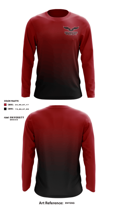 Stewarts Creek High School Bowling 47203524 Long Sleeve Performance Shirt - 1