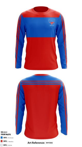Long Sleeve Performance Shirt, Southern Methodist University Golf, Golf, Teamtime, Team time, sublimation, custom sports apparel, team uniforms, spirit wear, spiritwear, sports uniforms, custom shirts, team store, custom team store, fundraiser sports, apparel fundraiser
