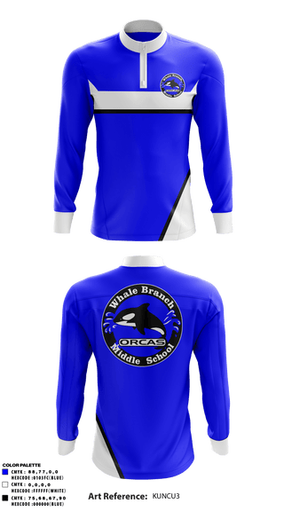 Quarter Zip Jacket, Whale Branch Middle School, , Teamtime, Team time, sublimation, custom sports apparel, team uniforms, spirit wear, spiritwear, sports uniforms, custom shirts, team store, custom team store, fundraiser sports, apparel fundraiser