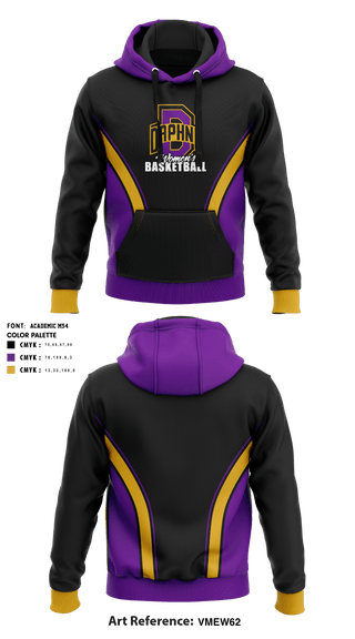Hoodie, Daphne High School Basketball, Women's Basketball, Teamtime, Team time, sublimation, custom sports apparel, team uniforms, spirit wear, spiritwear, sports uniforms, custom shirts, team store, custom team store, fundraiser sports, apparel fundraiser