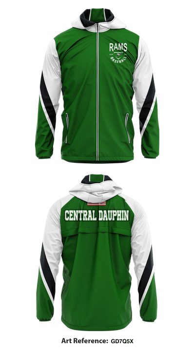 Central Dauphin 95964063 Windbreaker - 1