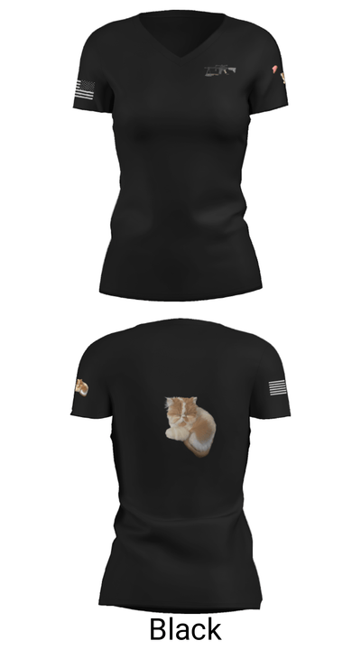 ISS 6154351 Women's Short Sleeve V-neck Shirt - 21