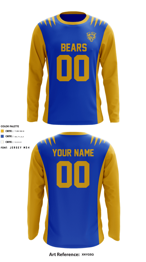 Long Sleeve Performance Shirt, Conshohocken Youth Football, Football, Teamtime, Team time, sublimation, custom sports apparel, team uniforms, spirit wear, spiritwear, sports uniforms, custom shirts, team store, custom team store, fundraiser sports, apparel fundraiser