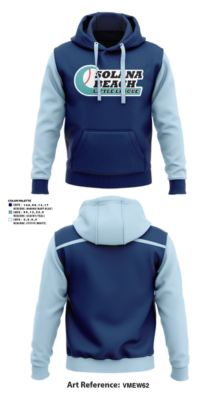 Hoodie, Solana Beach Little League, Baseball, Teamtime, Team time, sublimation, custom sports apparel, team uniforms, spirit wear, spiritwear, sports uniforms, custom shirts, team store, custom team store, fundraiser sports, apparel fundraiser