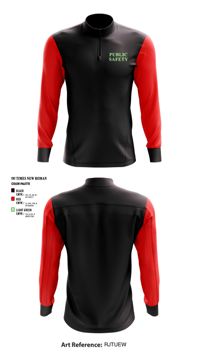 Public Safety 93950597 Quarter Zip Jacket - 1