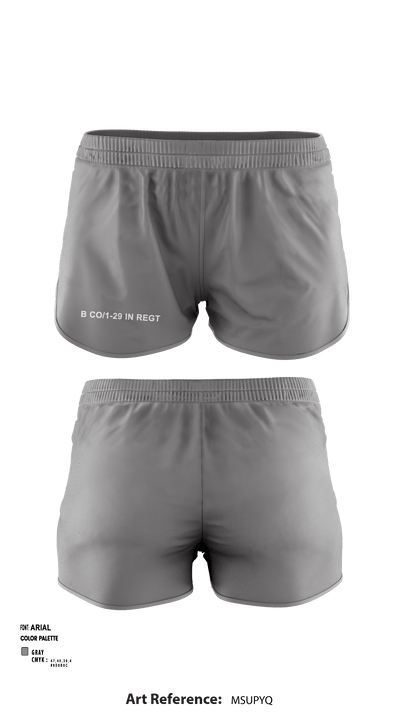 B Co/1-29 IN REGT 97959720 Ranger Panties - 1