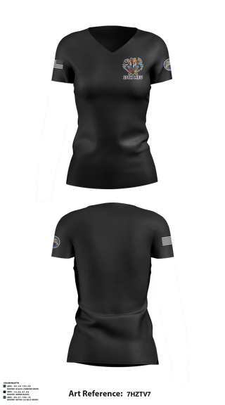 Women's Short Sleeve Vneck Shirt, , Marines, Teamtime, Team time, sublimation, custom sports apparel, team uniforms, spirit wear, spiritwear, sports uniforms, custom shirts, team store, custom team store, fundraiser sports, apparel fundraiser