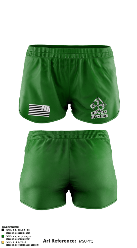 Track Shorts, DIVSURG, 4ID, Army, Teamtime, Team time, sublimation, custom sports apparel, team uniforms, spirit wear, spiritwear, sports uniforms, custom shirts, team store, custom team store, fundraiser sports, apparel fundraiser