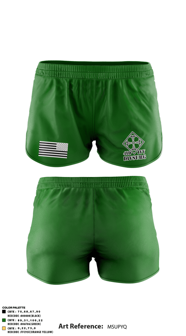 Track Shorts, DIVSURG, 4ID, Army, Teamtime, Team time, sublimation, custom sports apparel, team uniforms, spirit wear, spiritwear, sports uniforms, custom shirts, team store, custom team store, fundraiser sports, apparel fundraiser