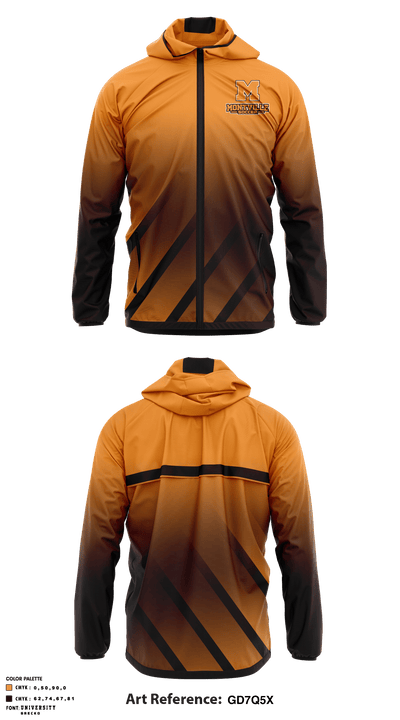 Montville High School Soccer 29690346 Windbreaker - 1
