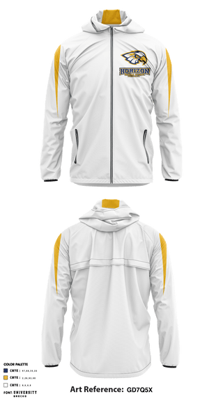 Windbreaker, Horizon Middle School Football, Football, Teamtime, Team time, sublimation, custom sports apparel, team uniforms, spirit wear, spiritwear, sports uniforms, custom shirts, team store, custom team store, fundraiser sports, apparel fundraiser