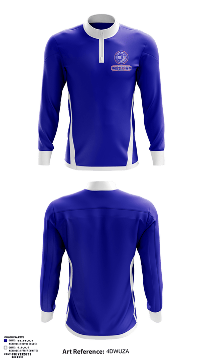 The Cage Downtown Basketball League 2863239 Quarter Zip Jacket - 1