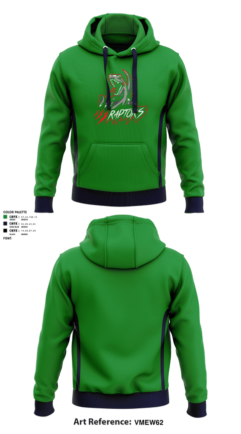 Hoodie, Raptors, Football, Teamtime, Team time, sublimation, custom sports apparel, team uniforms, spirit wear, spiritwear, sports uniforms, custom shirts, team store, custom team store, fundraiser sports, apparel fundraiser