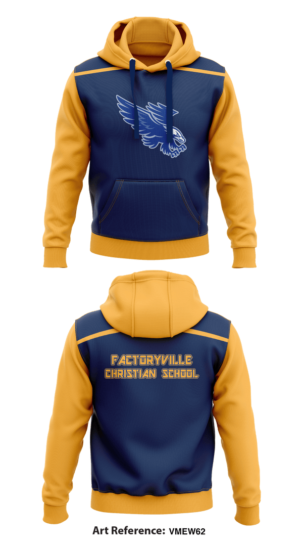 Hoodie, Factoryville Christian School, School Spirit Store, Teamtime, Team time, sublimation, custom sports apparel, team uniforms, spirit wear, spiritwear, sports uniforms, custom shirts, team store, custom team store, fundraiser sports, apparel fundraiser