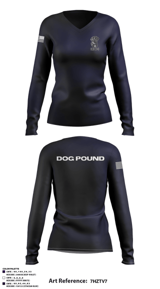 Women's Long Sleeve Vneck Shirt, , Police, Teamtime, Team time, sublimation, custom sports apparel, team uniforms, spirit wear, spiritwear, sports uniforms, custom shirts, team store, custom team store, fundraiser sports, apparel fundraiser